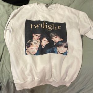 Twilight/ One direction crew neck sweatshirt